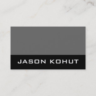 Tarjetas de visita modernas del monograma