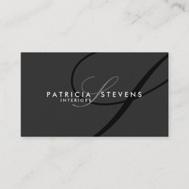 Tarjetas de visita modernas elegantes de la firma (Anverso)
