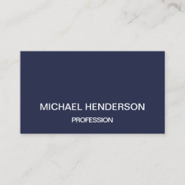 Tarjetas de visita modernas minimalistas azul