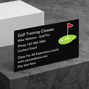 Tarjetas de visita modernas nuevas de entrenamient