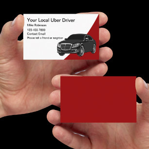 Tarjetas de Visita Modernas para Conductor Local d