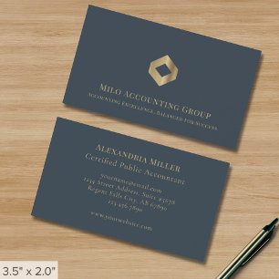 Tarjetas de visita modernas para CPA