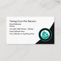 Tarjetas de visita modernas para el servicio de cu