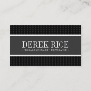 Tarjetas de visita modernas y de moda