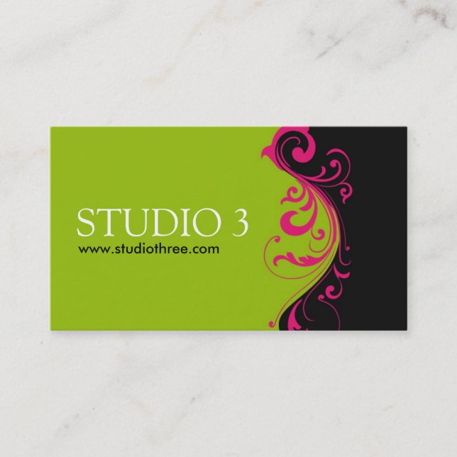 Tarjetas de visita modernas y elegantes (Anverso)