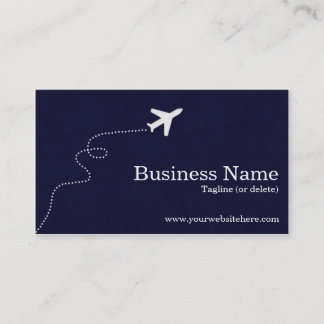Tarjetas de visita modernas y simples del viaje