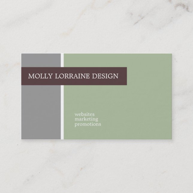 Tarjetas de visita Molly Lorraine (Anverso)