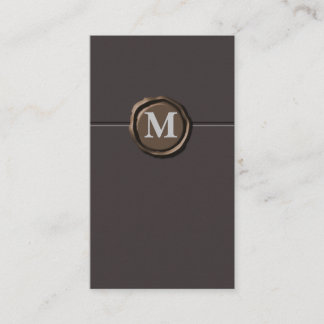 Tarjetas de visita monograma