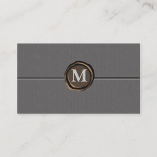 Tarjetas de visita monograma