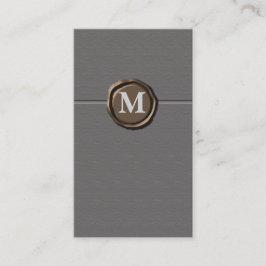 Tarjetas de visita monograma