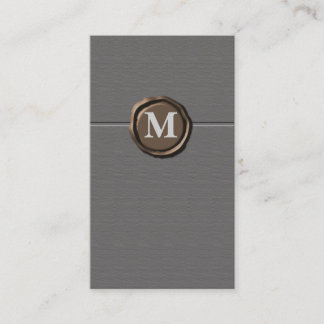 Tarjetas de visita monograma