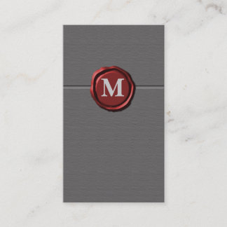 Tarjetas de visita monograma