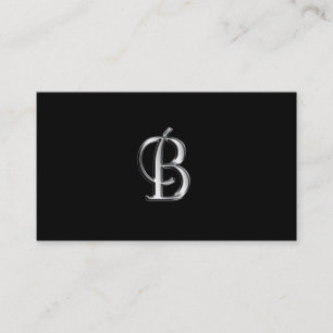 Tarjetas de visita Monograma B