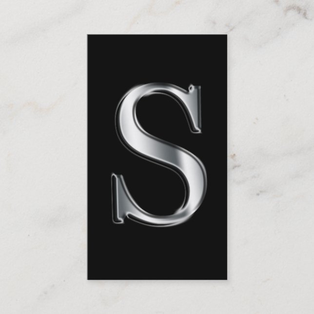 Tarjetas de visita Monograma S (Anverso)