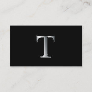Tarjetas de visita Monograma T