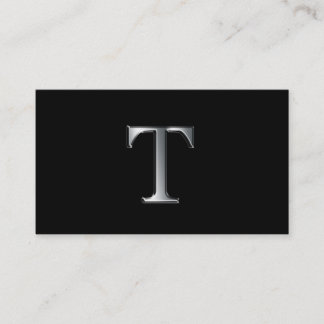 Tarjetas de visita Monograma T