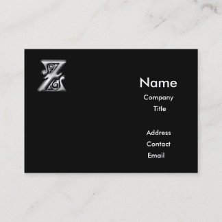Tarjetas de visita Monograma Z