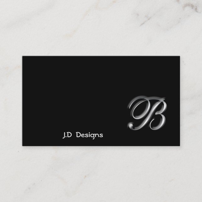 Tarjetas de visita MonogramB (Anverso)