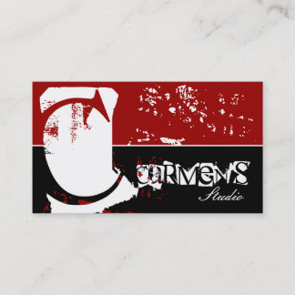 Tarjetas de visita monogramo