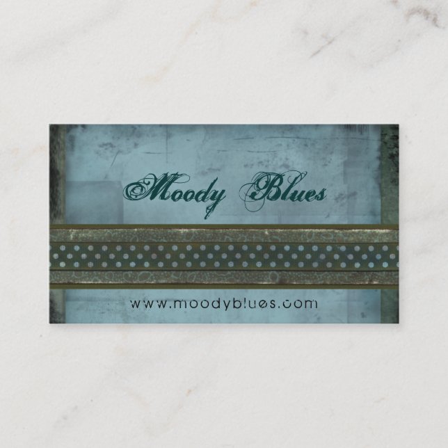 Tarjetas de visita Moody Blues (Anverso)