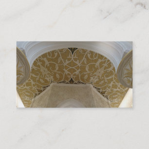 Tarjetas de visita Motif Gold para cafeterías a ma