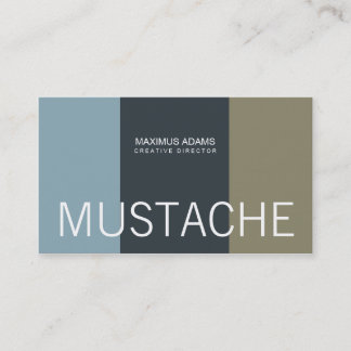 Tarjetas de visita Mustache