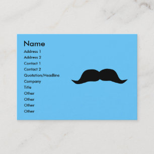 Tarjetas de visita Mustache Instantáneas