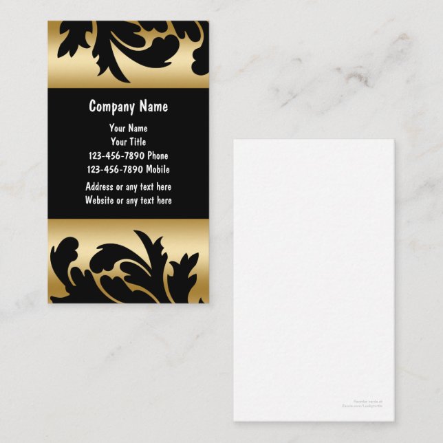 Tarjetas de visita Nail Salon (Anverso / Reverso)