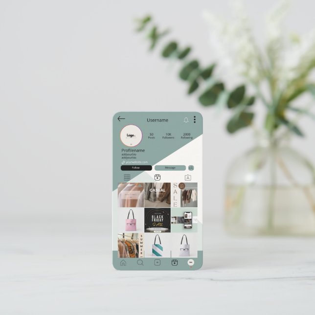 Tarjetas de visita Nail Tech | Tarjeta de Personal (Anverso de pie)