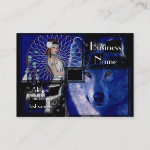 Tarjetas de visita nativas estadounidenses Woman &