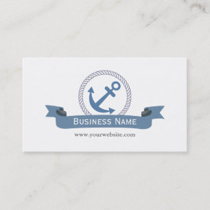Tarjetas de visita Naugram Blue Anchor