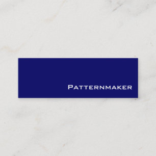 Tarjetas de visita Naval White Patternmaker