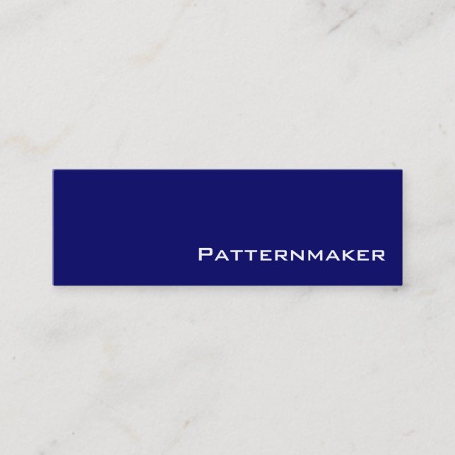 Tarjetas de visita Naval White Patternmaker (Anverso)