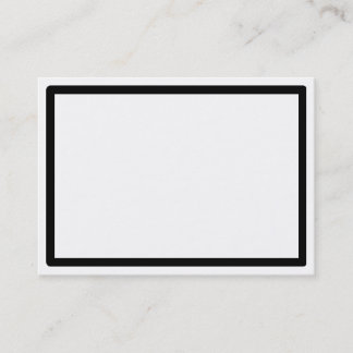 Tarjetas de visita negras del corder de CFR-