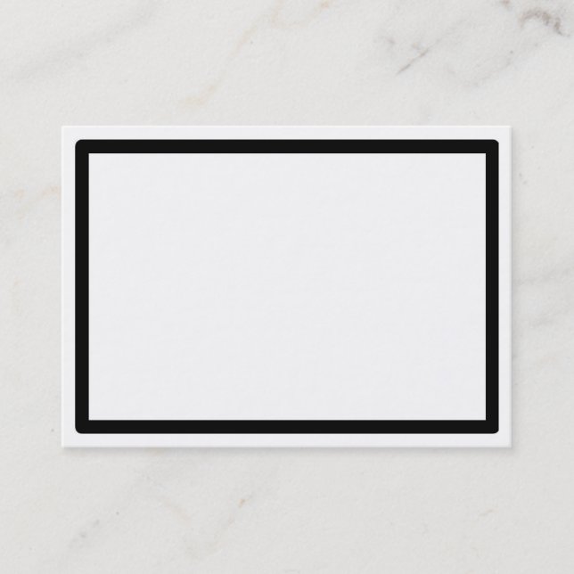 Tarjetas de visita negras del corder de CFR- (Anverso)