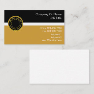 Tarjetas de visita notarial