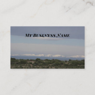 Tarjetas de visita nublada