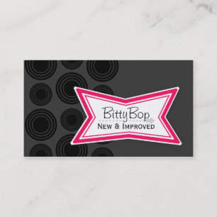 Tarjetas de visita nuevas y mejoradas de BittyBop