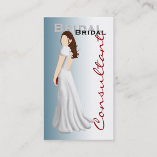 Tarjetas de visita nupciales del consultor del