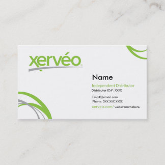 Tarjetas de visita oficiales de Xerveo