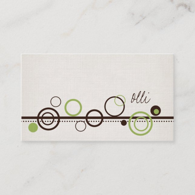 Tarjetas de visita Olli (Anverso)