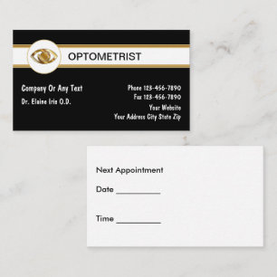 Tarjetas de visita optometrista