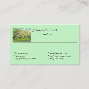 Tarjetas de visita Orchard, Granja, jardín