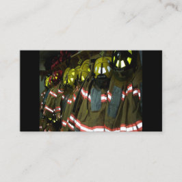 Tarjetas de visita para bomberos