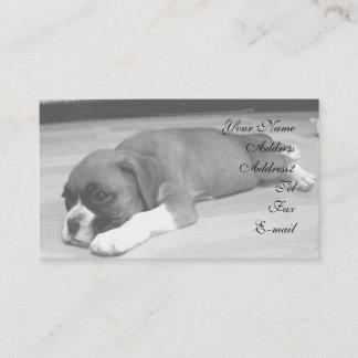 Tarjetas de visita para cachorros