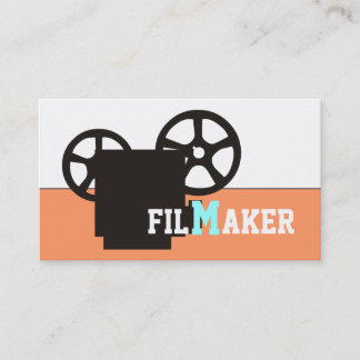 Tarjetas de visita para cineastas/directores/cinea