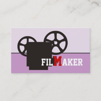 Tarjetas de visita para cineastas/directores/cinea
