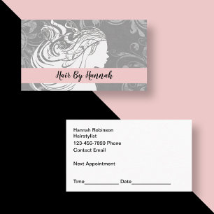 Tarjetas de visita para citas de Hair Stylist
