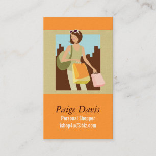 Tarjetas de visita para compradores personales