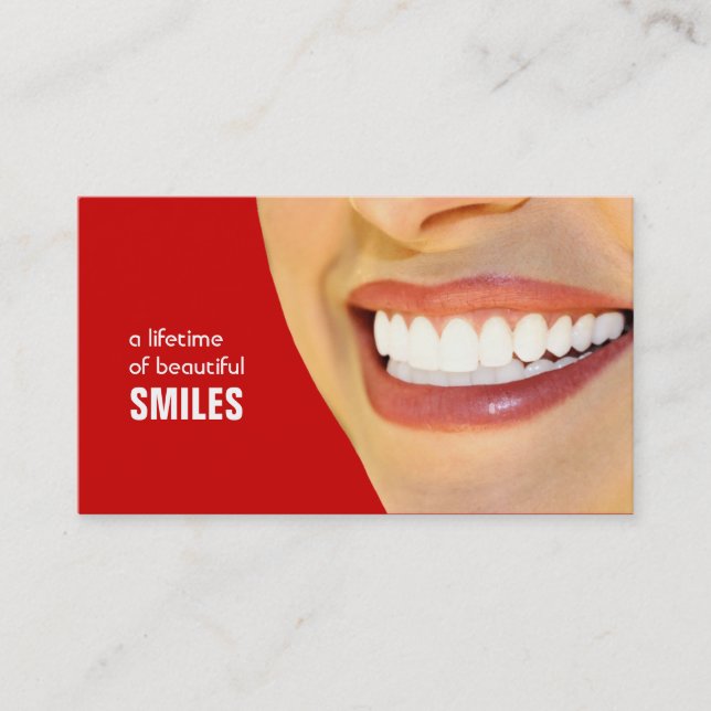 Tarjetas de visita para dentistas - Cambiable de c (Anverso)